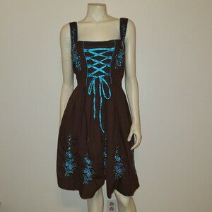 GAUDI LEATHERS Dirndl Style Dress, Size 34 (EU)